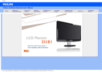 Philips 230w5 Computer Monitor User Manual