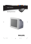 Philips 21PT1323 CRT Television User Manual