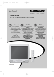 Philips 20MC4206 TV DVD Combo User Manual