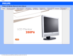 Philips 200P6 Computer Monitor User Manual