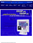 Philips 180P2G Computer Monitor User Manual