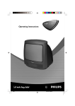 Philips 14PT2001 CRT Television User Manual