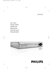 Philips 00 TV DVD Combo User Manual