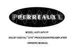 Perreaux APV1P Stereo System User Manual