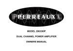 Perreaux 200P Stereo Amplifier User Manual