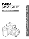 Pentax MZ-60 Digital Camera User Manual