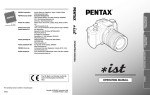 Pentax 16961 Digital Camera User Manual
