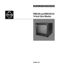 Pelco PMC14H Computer Monitor User Manual