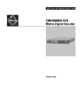 Pelco CM9700MDD-EVS Marine Radio User Manual