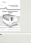 Paxar 9401 Printer User Manual