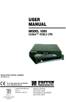Patton electronic 1069 Modem User Manual