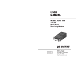 Patton electronic 1012B Network Card User Manual