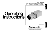 Panasonic WV-BP330 Security Camera User Manual