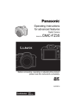 Panasonic VQT2F10 Digital Camera User Manual