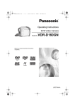 Panasonic VDR-D160GN DVR User Manual
