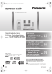 Panasonic SC-HT990 Home Theater System User Manual