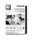 Panasonic PV-DM2792 TV DVD Combo User Manual
