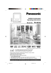 Panasonic PV 9D53 TV DVD Combo User Manual