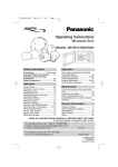 Panasonic NN-H604 Microwave Oven User Manual