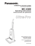 Panasonic MC-GG773 Vacuum Cleaner User Manual