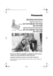 Panasonic KX-TG7123E Telephone User Manual