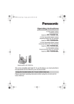 Panasonic KX-Tg5933AL Telephone User Manual