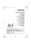 Panasonic KX-TG5631 Answering Machine User Manual