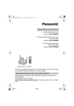Panasonic KX-TG5622 Telephone User Manual