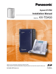 Panasonic KX-TDA15 IP Phone User Manual