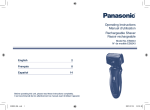 Panasonic ES8243A Electric Shaver User Manual