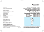 Panasonic ES8151 Electric Shaver User Manual