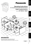 Panasonic DP-8025 Fax Machine User Manual