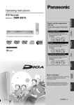 Panasonic DMR-ES15 DVD Player User Manual