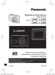 Panasonic DMC-LS85 Digital Camera User Manual