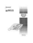 Panasonic DBS 576 Telephone User Manual