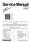 Panasonic CU-2S18NBU-1 Air Conditioner User Manual