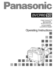 Panasonic AJ-D900WAP Digital Camera User Manual