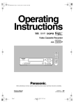 Panasonic AG-1340P VCR User Manual