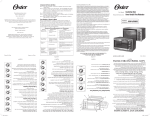 Oster 129132 Oven User Manual