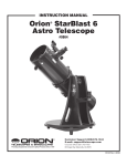 Orion 9964 Telescope User Manual