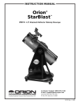 Orion 9814 Telescope User Manual