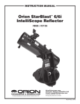 Orion 6/6I Telescope User Manual
