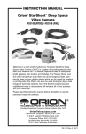 Orion 52185 Telescope User Manual