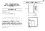 Oregon Scientific RMR232PHN Thermometer User Manual