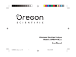 Oregon Scientific BAR608HGA Radar Detector User Manual