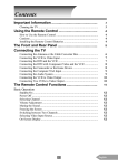 Optoma Technology EP652A Projection Television User Manual