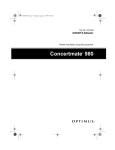 Optimus 980 Video Game Keyboard User Manual