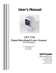 Opticon NFT 1125 Scanner User Manual