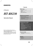 Onkyo HT-R410 Stereo Receiver User Manual