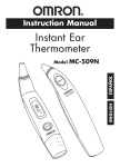 Omron Healthcare MC-509N Thermometer User Manual